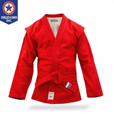 Купить Куртка для самбо "Атака" ВФС (подкладка, пояс)  р 36-48 в Мариинске 