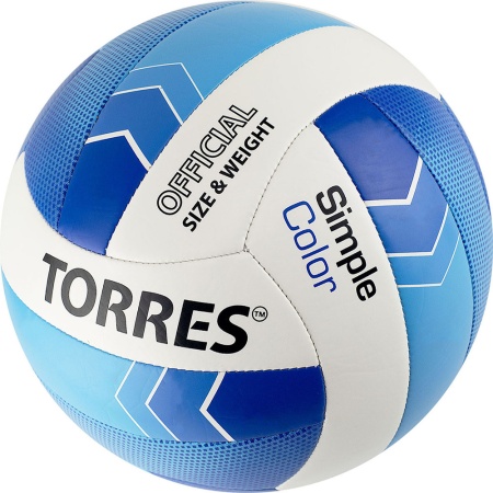 Купить Мяч волейбольный Torres Simple Color любительский р.5 в Мариинске 
